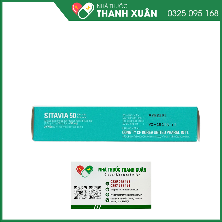Sitavia 50 điều trị đái tháo đường týp 2